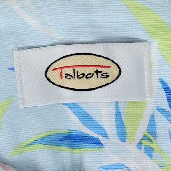 Talbots Seaside Beach Scene Tropical Aloha Print Pencil Skirt - 4 - Picture 6 of 6